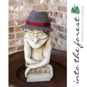 𝅺san Diego Hat Co. Women's Brown Hat w/ Maroon Band